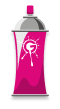 Pink Spray Can