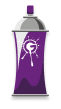 Purple Spray Can
